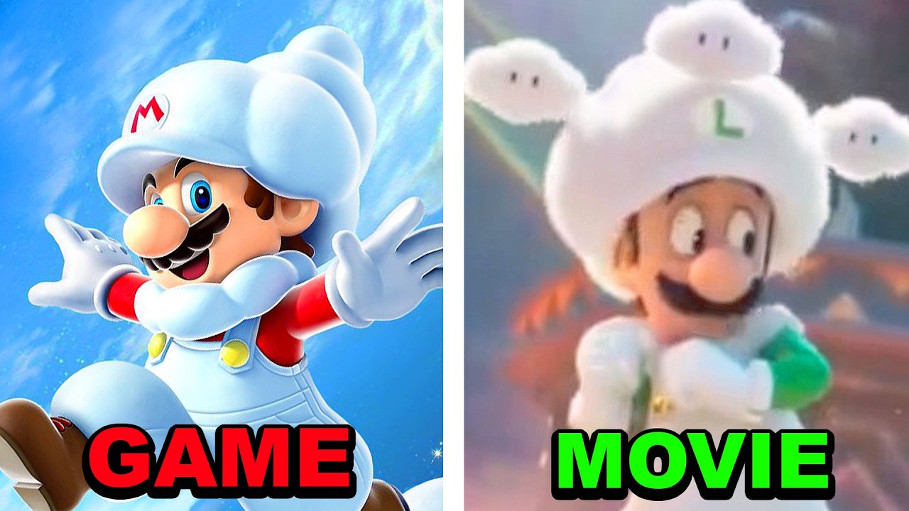 Evolution of Cloud Power-Up in Super Mario (2010-2026)