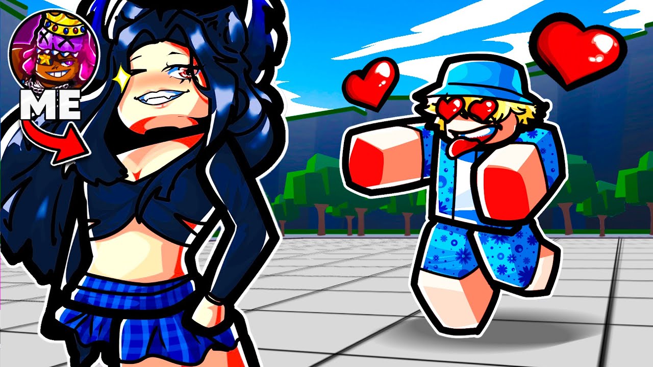 I Secretly Catfished My BEST FRIEND in Roblox The Strongest Battlegrounds!