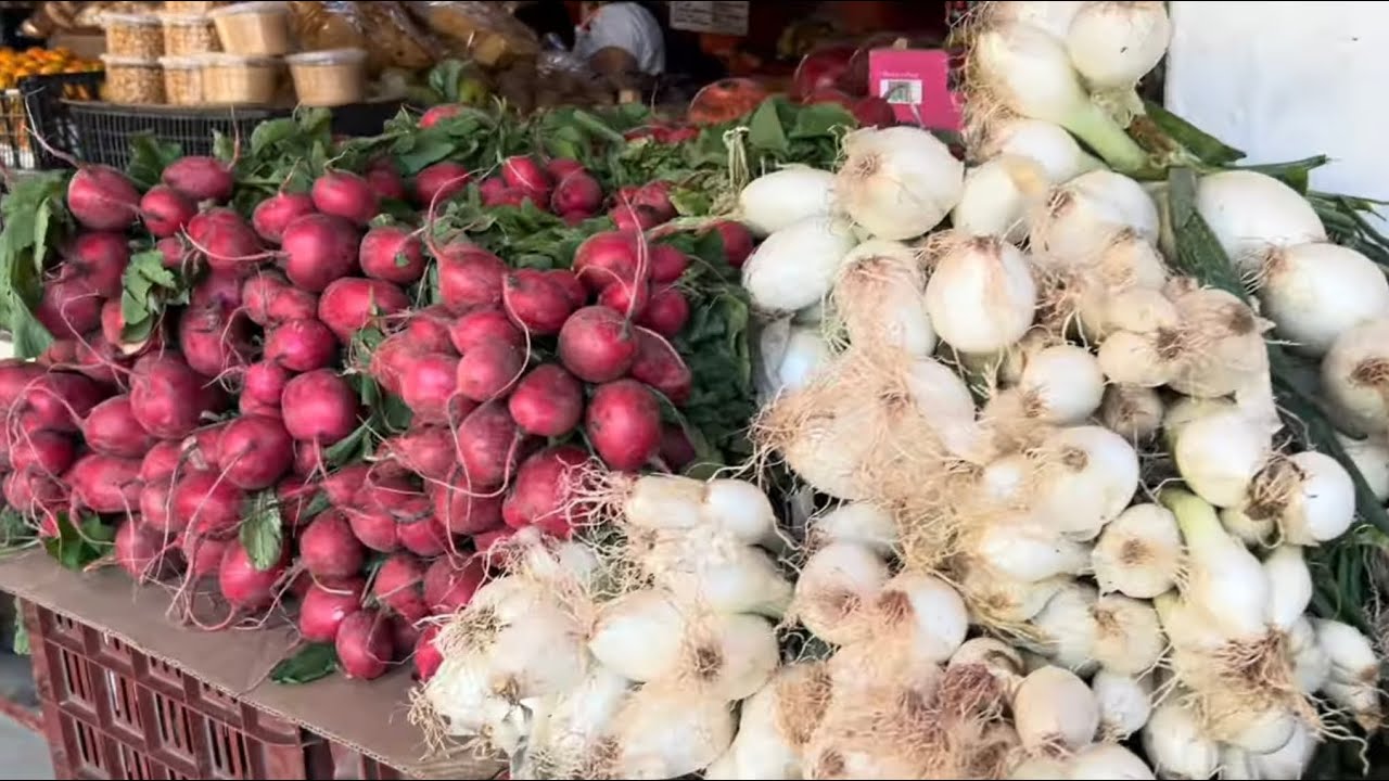 БАЗАР В МЕКСИКЕ🌴Вкусные фрукты и овощи #olyasineevausa 
