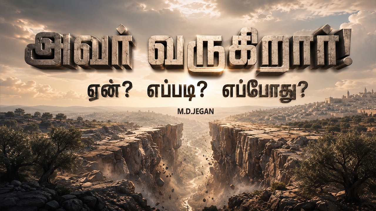 M.D.Jegan - He comes! Why? How? When? - அவர் வருகிறார்! ஏன்? எப்படி? எப்போது?