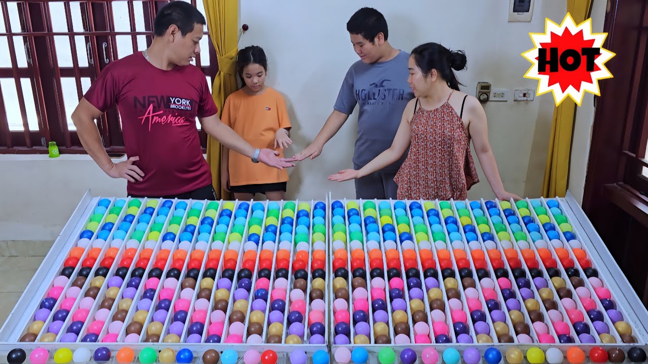 Family Games | High-speed color ball puzzle competition ☆ level 06