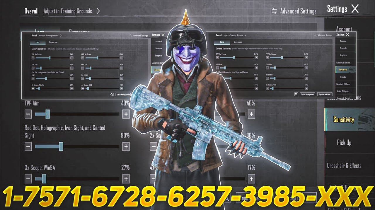 New Update 4.2⚡Best Sensitivity code + Control Settings Pubg Mobile/Bgmi Sensitivity 2026