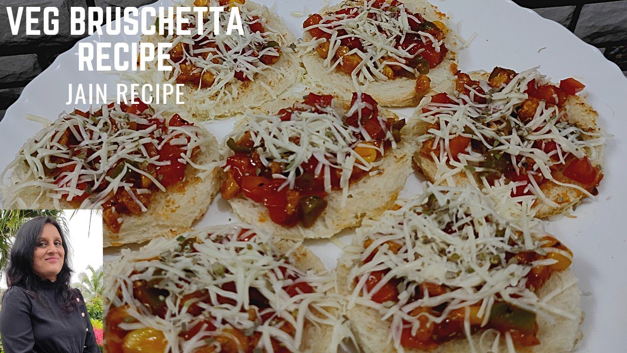Veg Bruschetta recipe | No onion no garlic jain recipe By Darshana shah