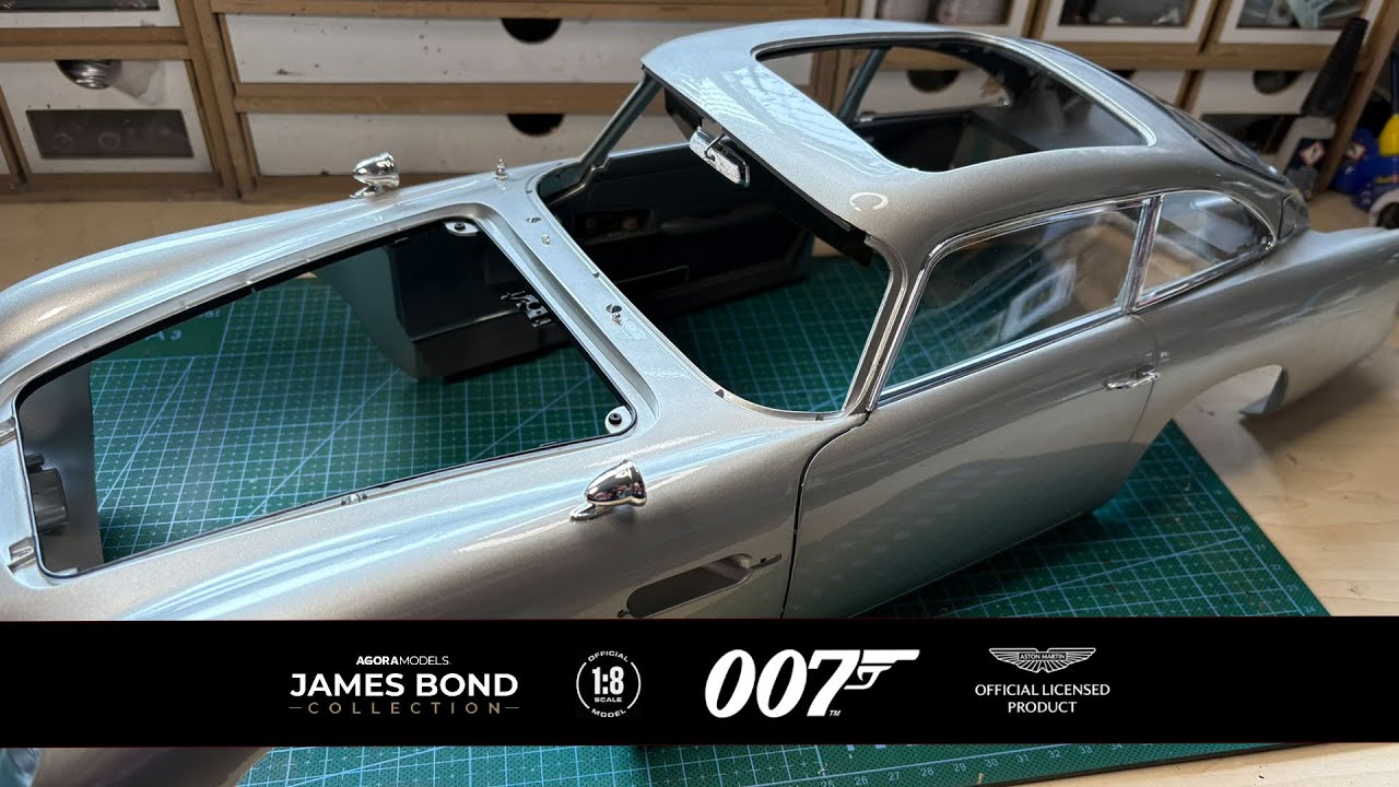 Pack 10 Classified: Agora Models James Bond DB5 Build – Roof Liner, Doors & Tricky Windshield