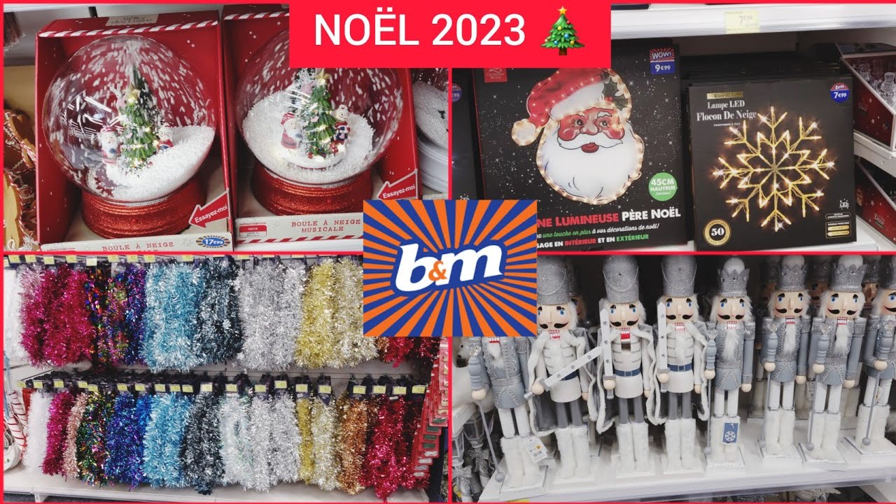 🎅🏻🎄 B&M NOËL 2023 : TOUT POUR LES FÊTES DE FIN D'ANNÉE ✨