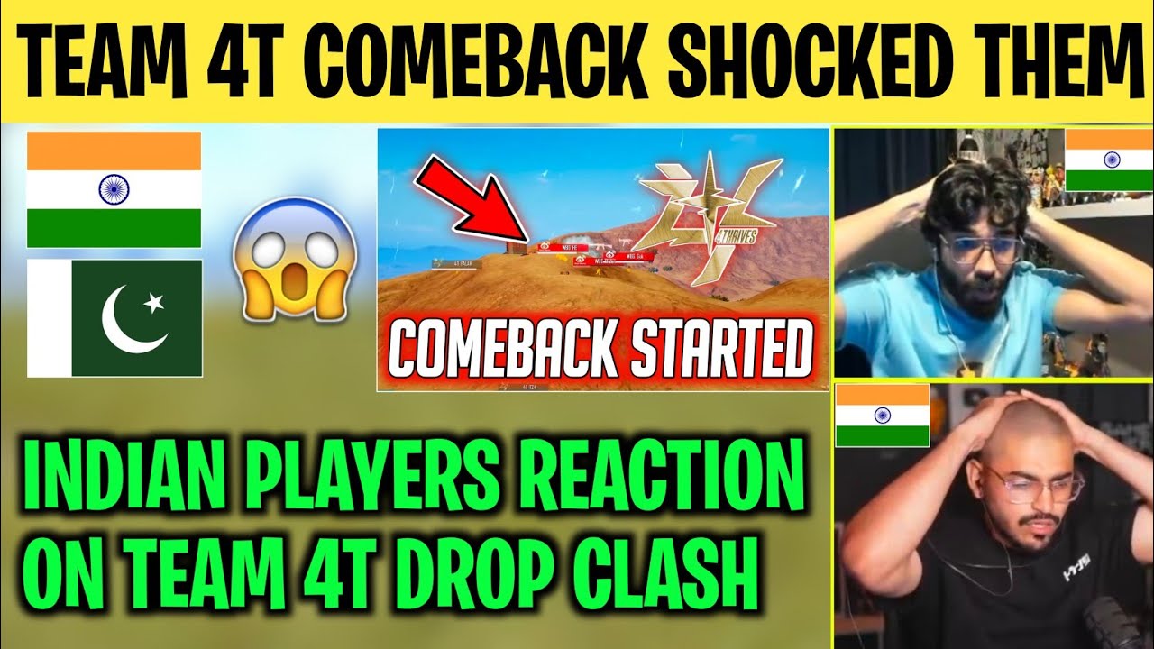 TEAM 4T 🇵🇰 COMEBACK SHOCKED INDIAN PLAYERS 🇮🇳 IN PMWC FINALS 😍