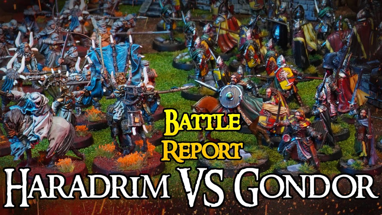 Gondor Vs Haradrim ~ Competitive Middle Earth SBG Battle Report
