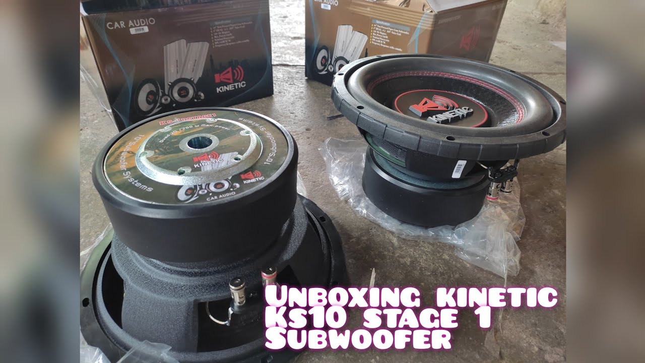 kinetic 10inch subwoofer