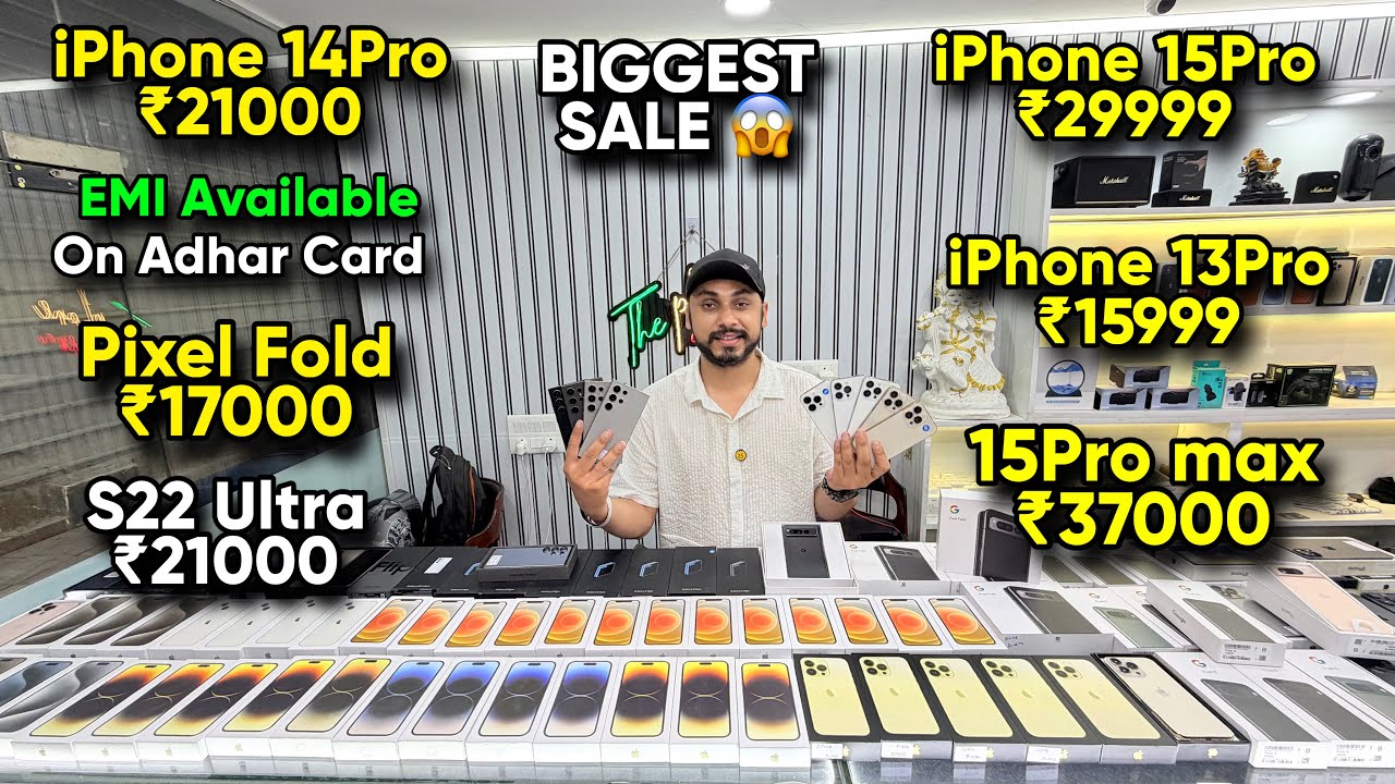Biggest iPhone Sale Ever 🔥| Cheapest iPhone Market | Second Hand Mobile | iPhone 16 Pro iPhone 17