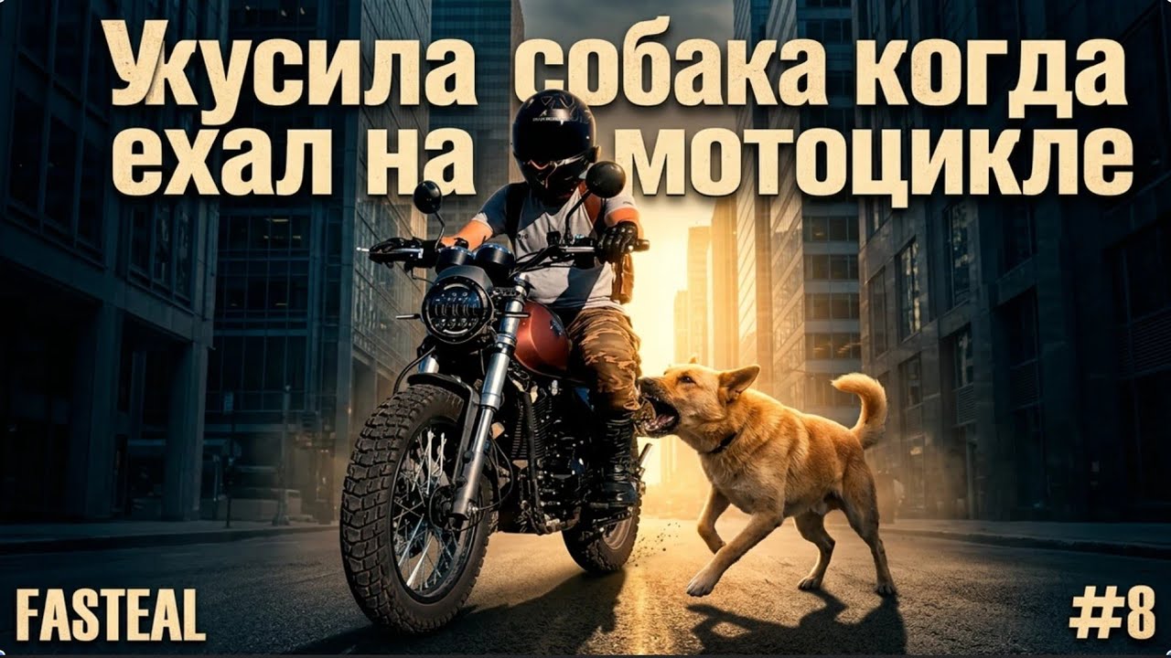 Меня УКУСИЛА СОБАКА, когда ехал на МОТОЦИКЛЕ || МотоБудни начинающего мотоциклиста