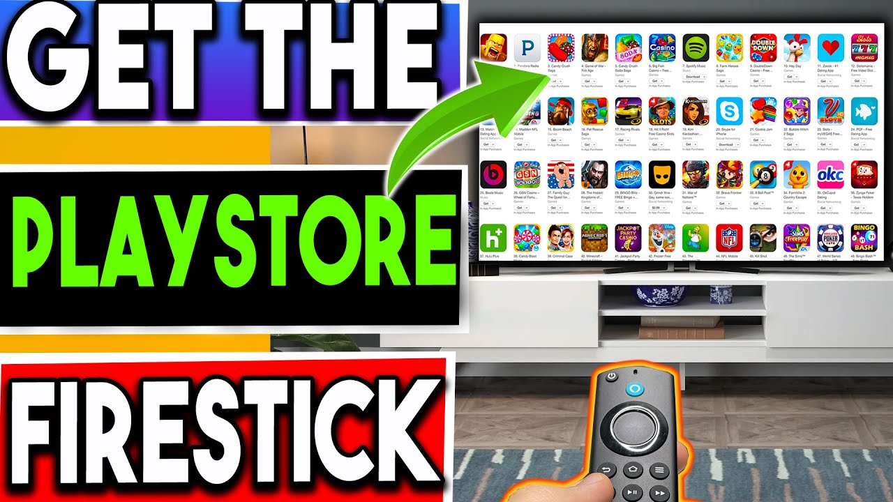 🔴ACCESS 3 MILLON PLAYSTORE APPS ON FIRESTICK