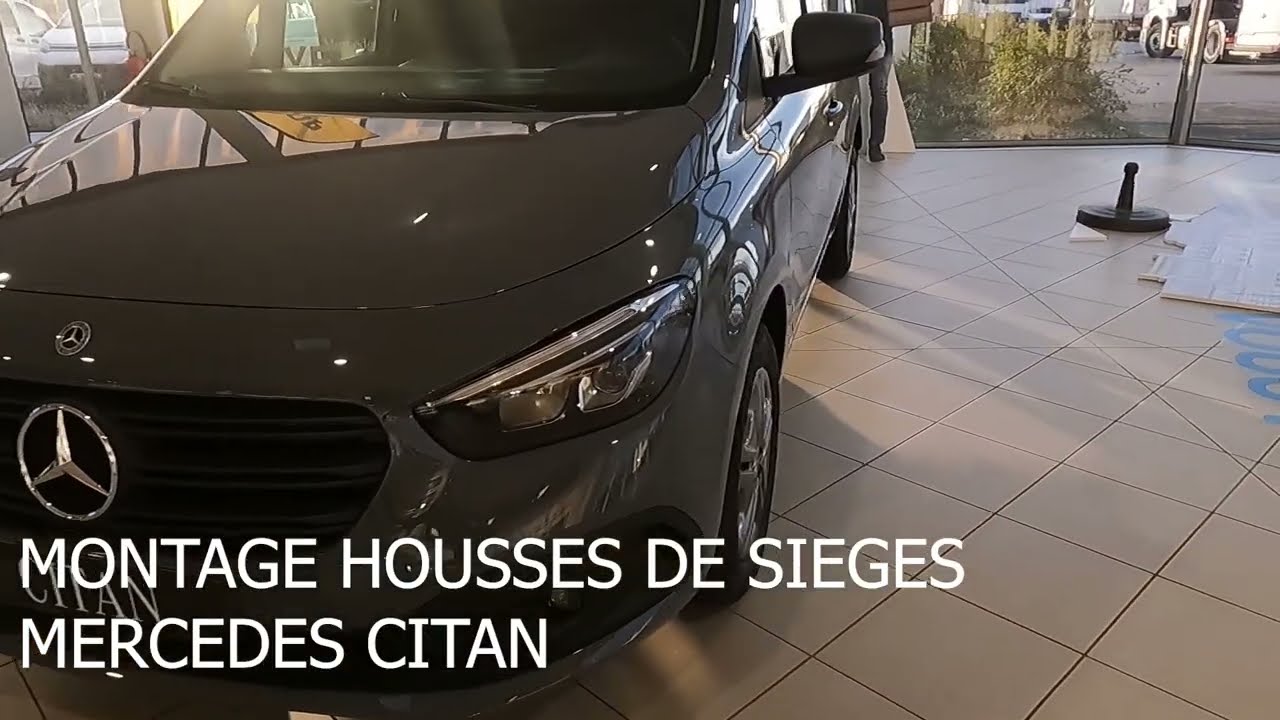 Tuto montage housses de sièges pour véhicule utilitaire type Citan
