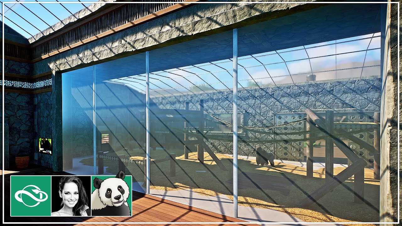I Built an Indoor Gorilla Habitat | House of Primates in Planet Zoo
