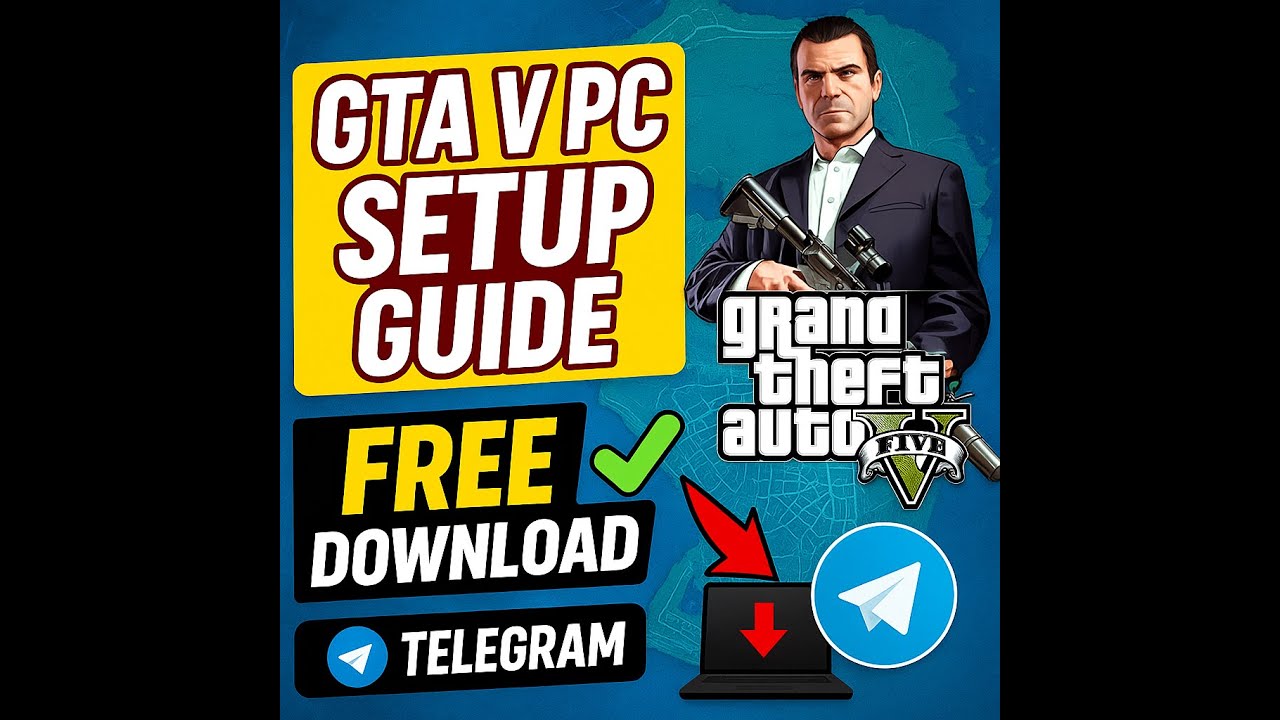 GTA V PC Setup Guide 2025 🔥 | 100% Working Trick & Telegram Link Inside