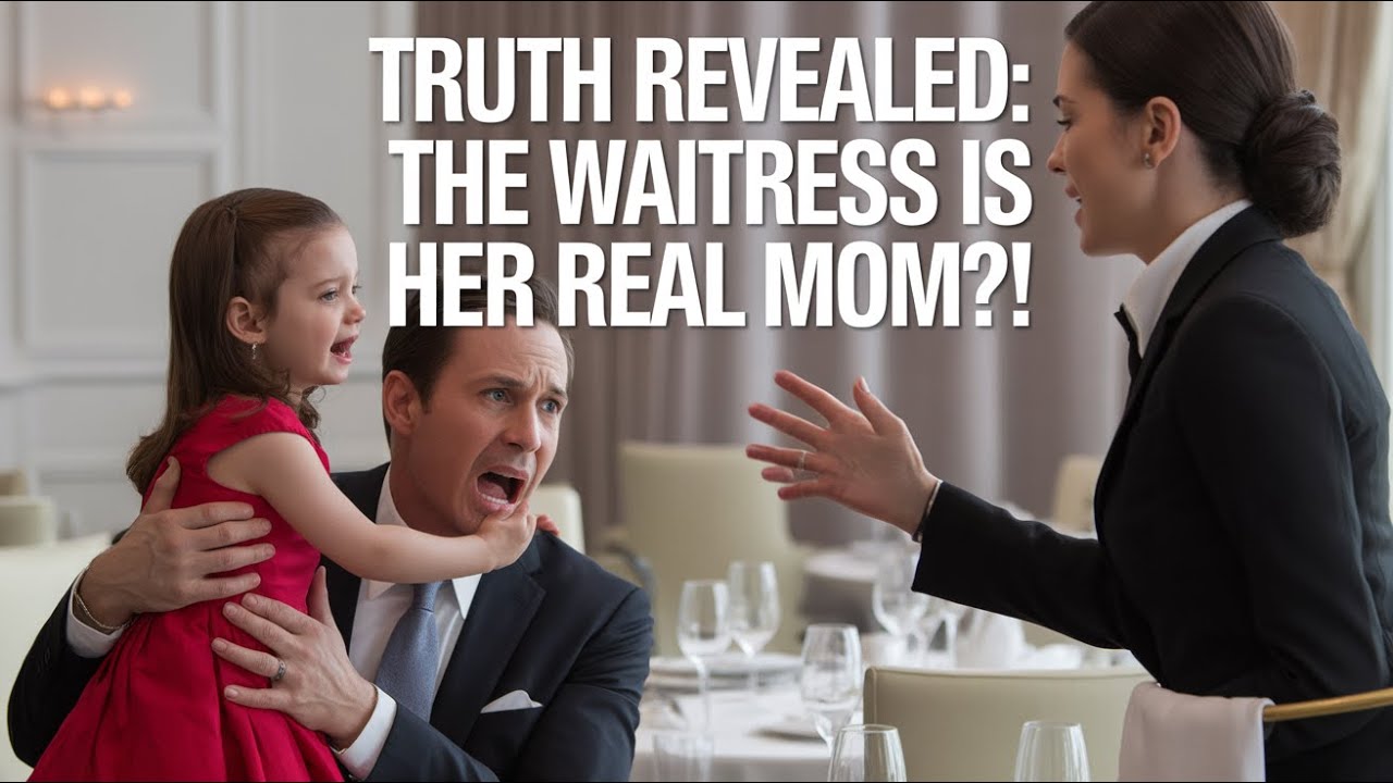 The Billionaire's Daughter Reveals a Shocking Truth After Two Years—Her Real Mom Is a Waitress!
