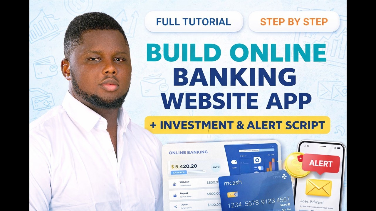 how to build an online banking Website App With investment Script Credit Card and Alerts