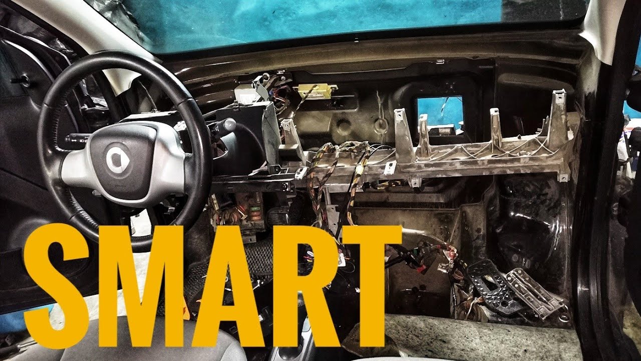 SMART Fortwo ремонт кондиционера. Потёк испаритель.