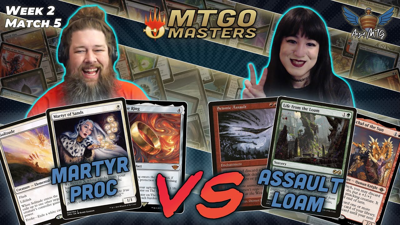 MTG Modern | Martyr Proc vs Assault Loam | MTGO Masters | Week 2 | Match 5