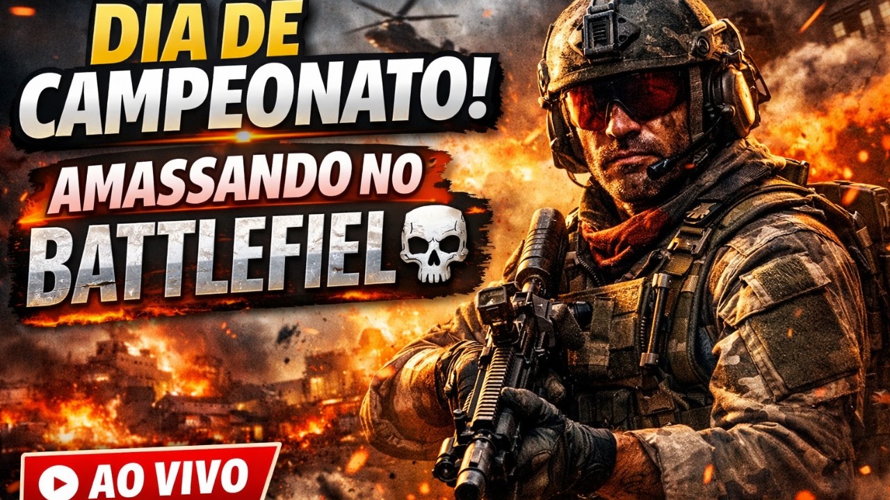 🏆 DIA DE CAMPEONATO! AMASSANDO NO BATTLEFIELD 💀