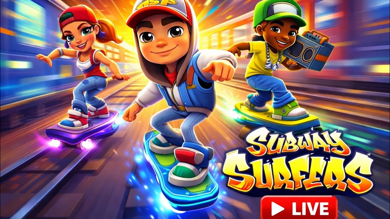 🔴 Subway Surfers live Gameplay #live #verticallive #Gameplay