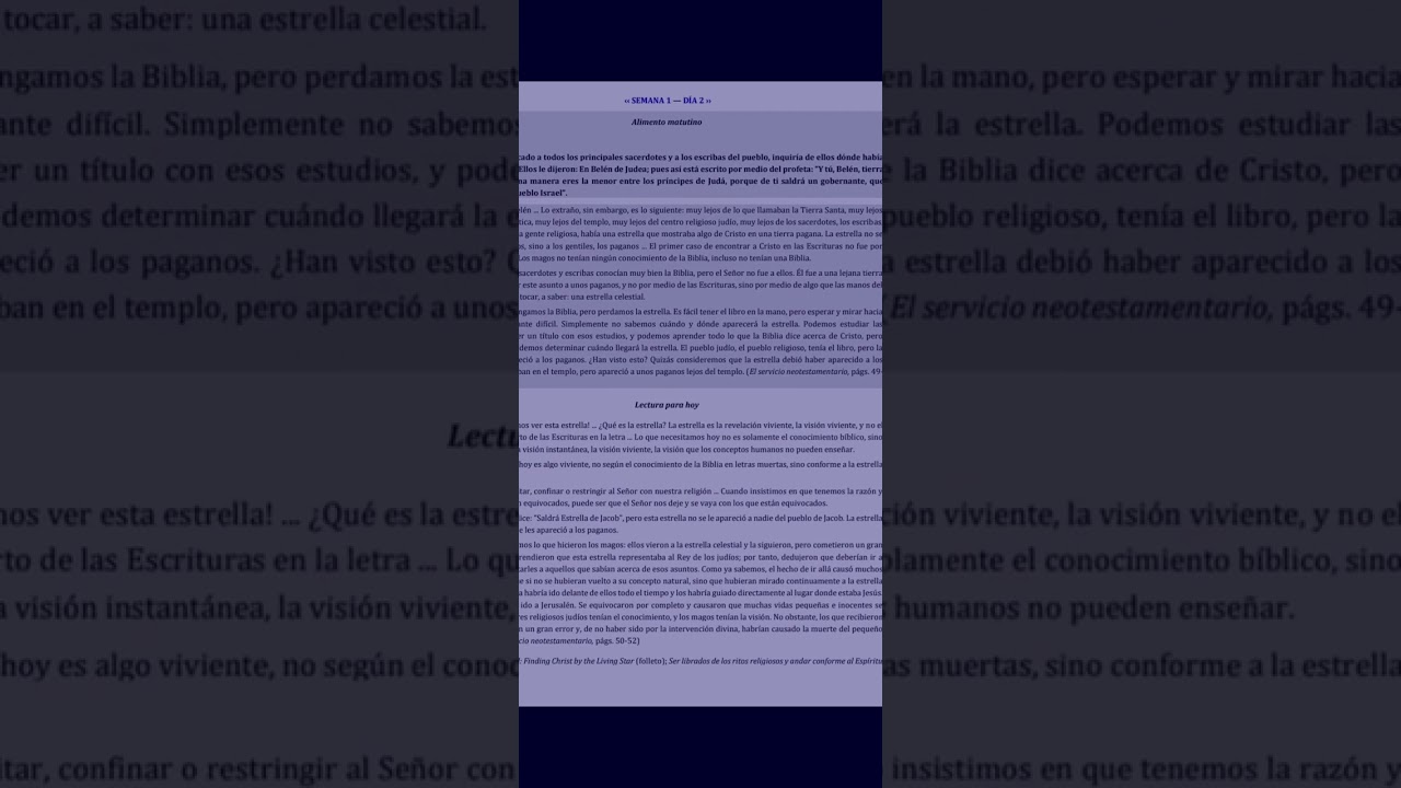 Psam. Dia 2. Semana 1. El Cristo todo inclusivo.