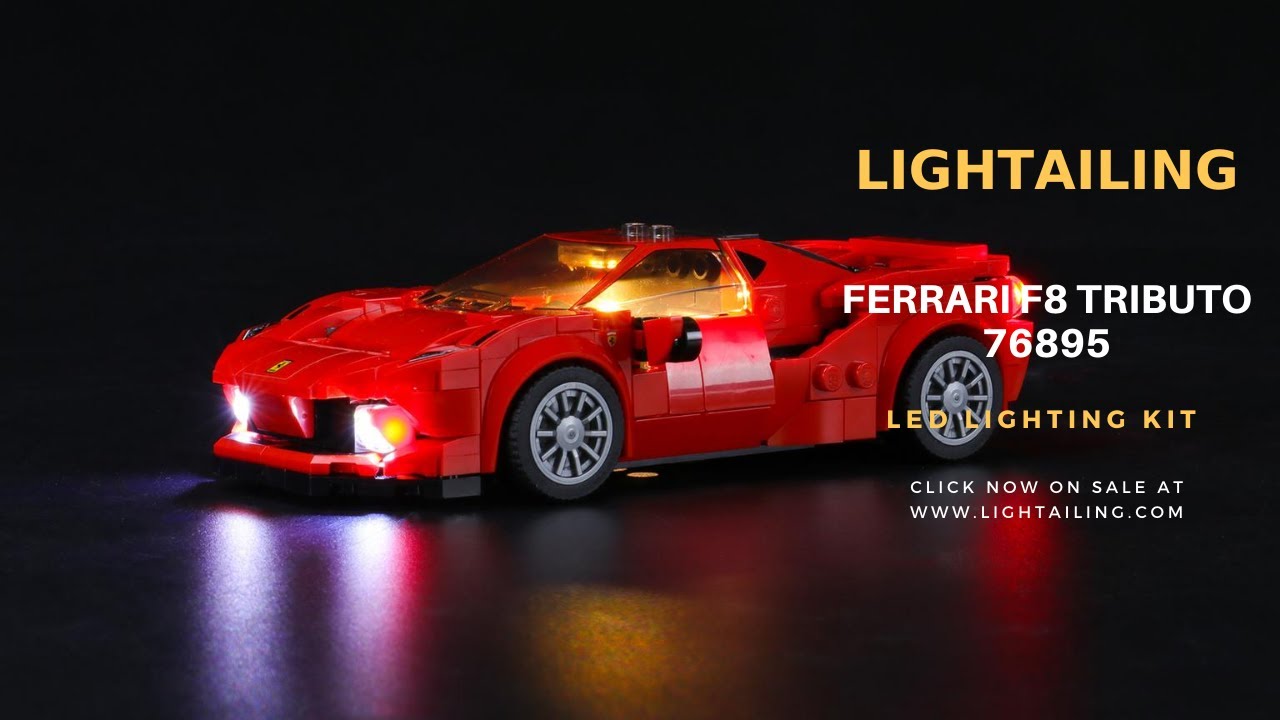 Lightailing Light Kit For Lego Speed Champions Ferrari F8 Tributo 76895