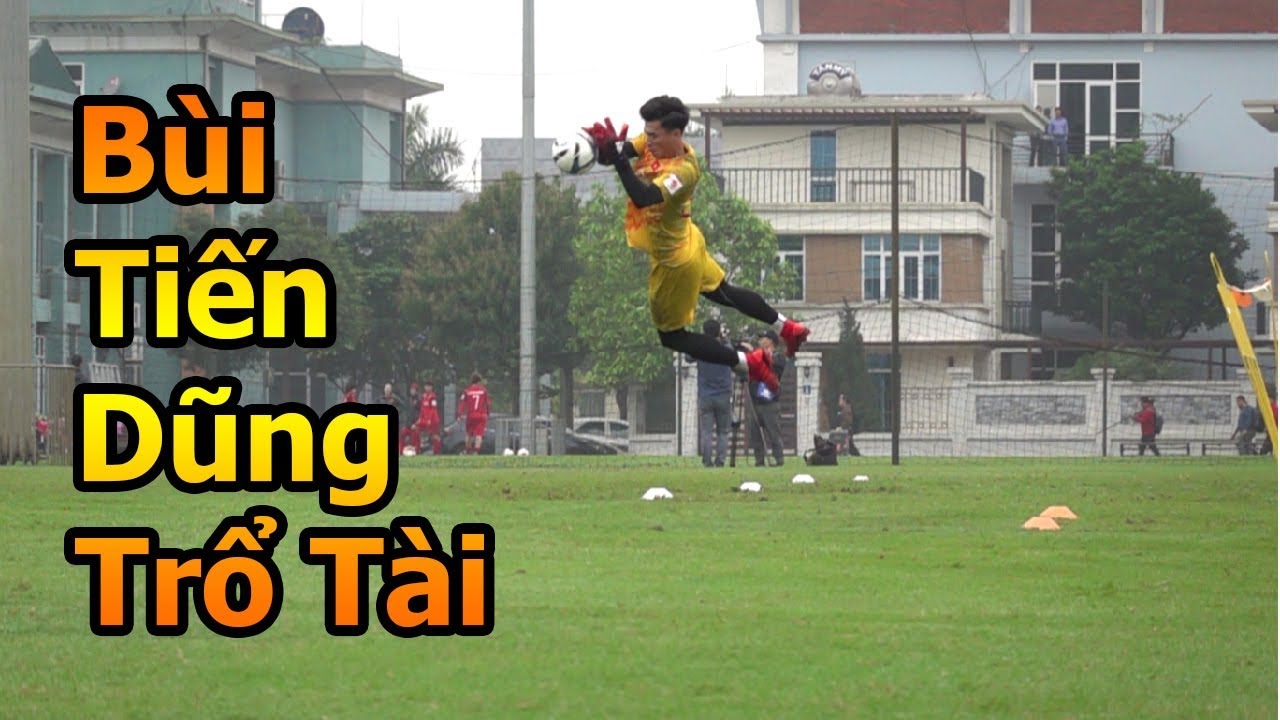 Thử Thách Bóng Đá đi xem Quang Hải , Bùi Tiến Dũng , Đình Trọng U23 Việt Nam tập luyện đấu Thái Lan