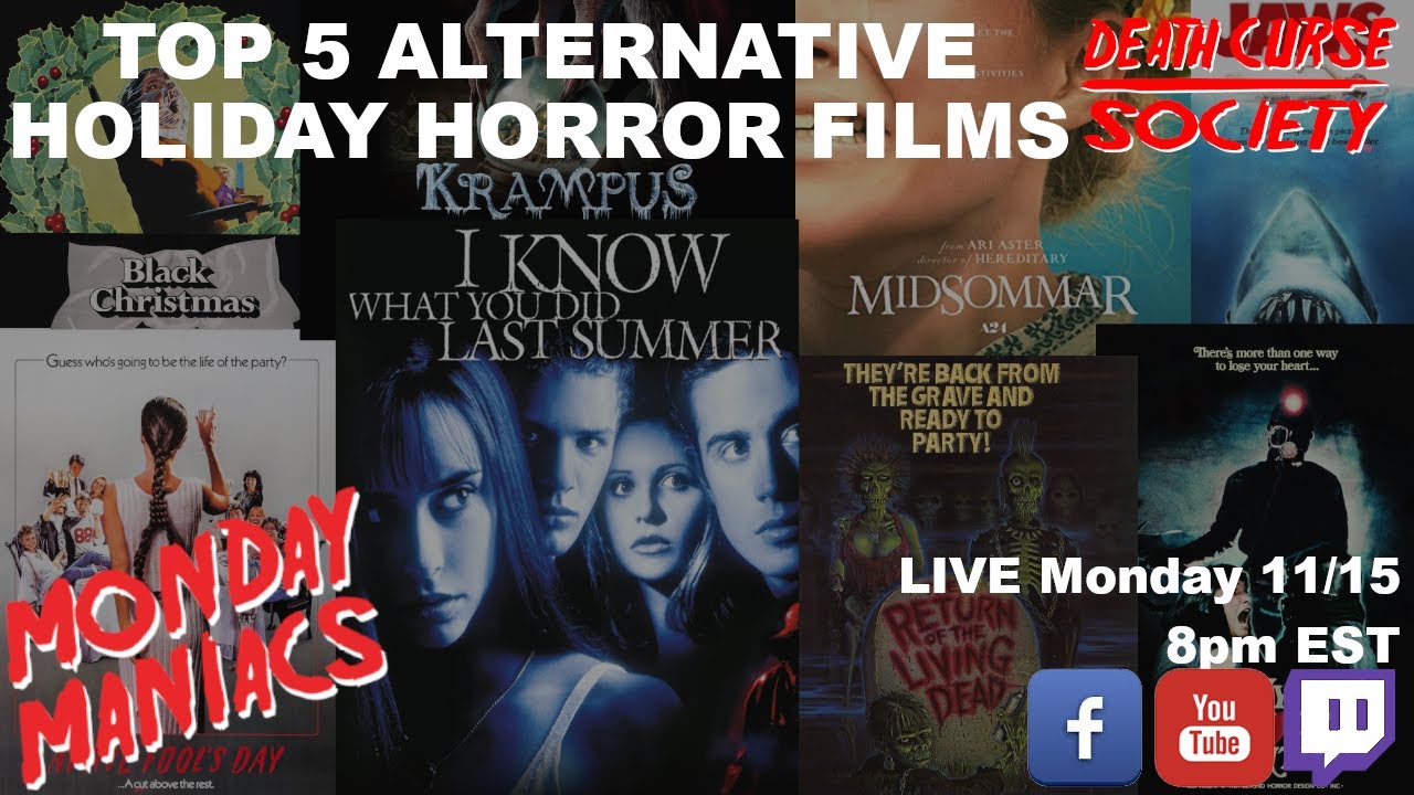Top 5 Alternative Holiday Horror Films | Monday Maniacs | Death Curse Society