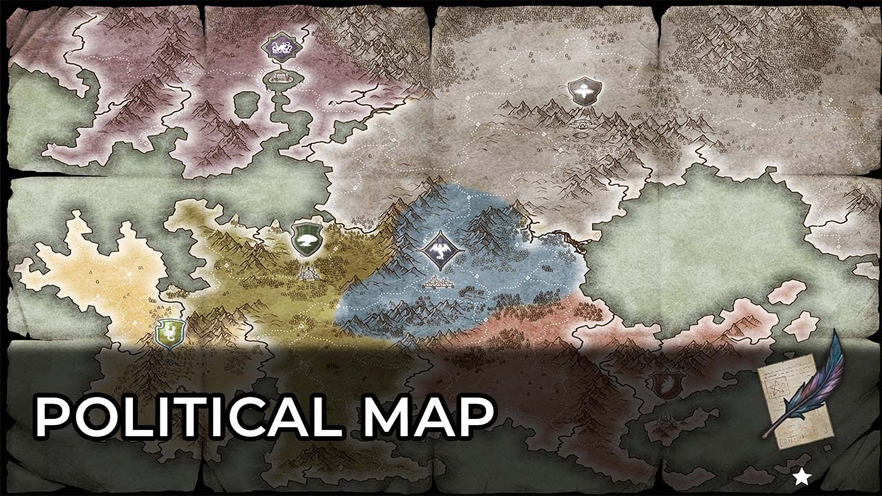 Political Map | Inkarnate Stream
