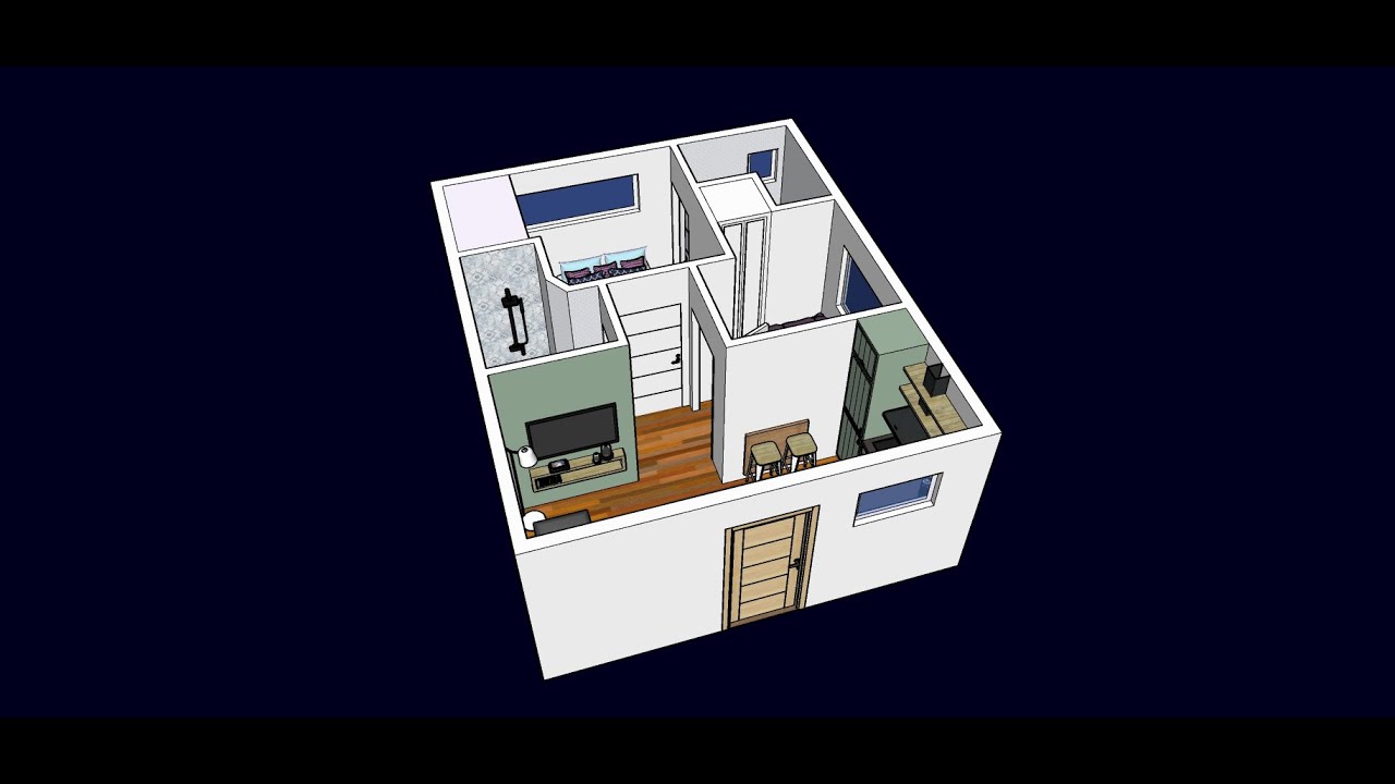 CASA 5X6 CON 2 HABITACIONES Y 2 BAÑOS
