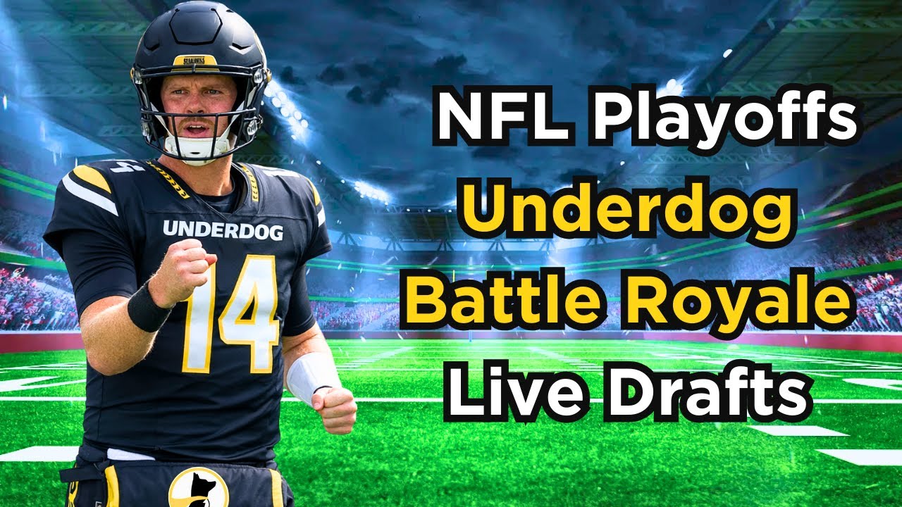Underdog Fantasy NFL Playoffs: Conference Championship Battle Royale LIVE DRAFTS
