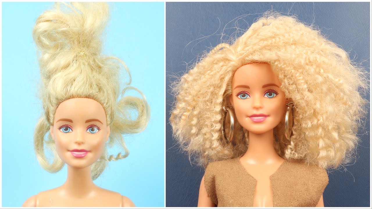 DIY PENTEADOS DE BARBIE e ROUPAS DE BONECA Borlas Pescoço V Profundo Faça Você Mesmo