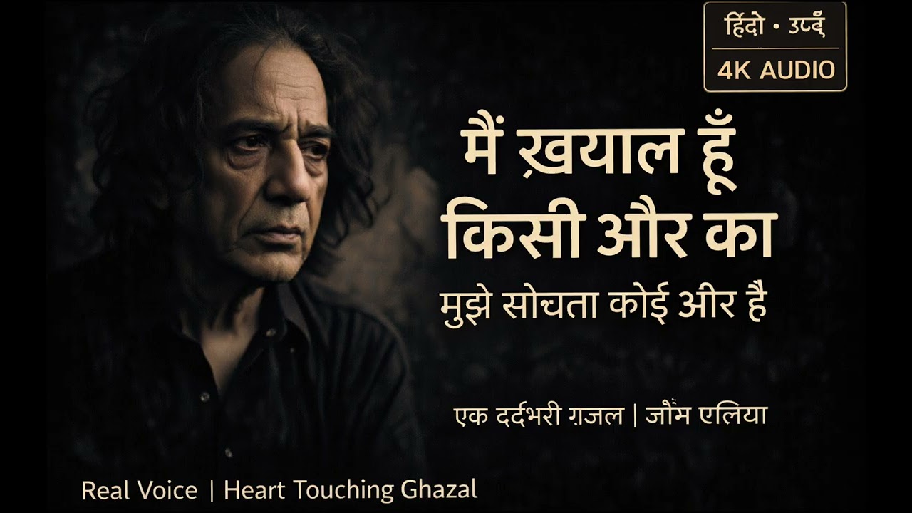 Main Khayal Hoon Kisi Aur Ka | Heart Touching Ghazal | Jaun Elia. 
