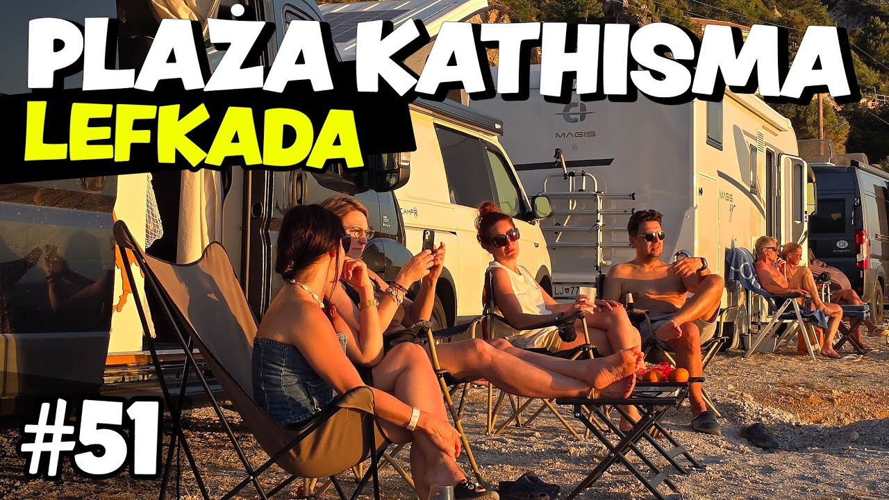 Lefkada plaża Gialos i Kathisma❤️Grecja Kamperem na dziko  Vanlife