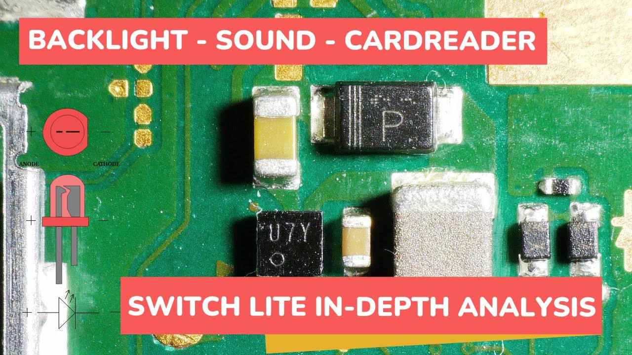 Секрет схемы подсветки Nintendo Switch раскрыт! — Анализ Nintendo Switch Lite, ЧАСТЬ 2