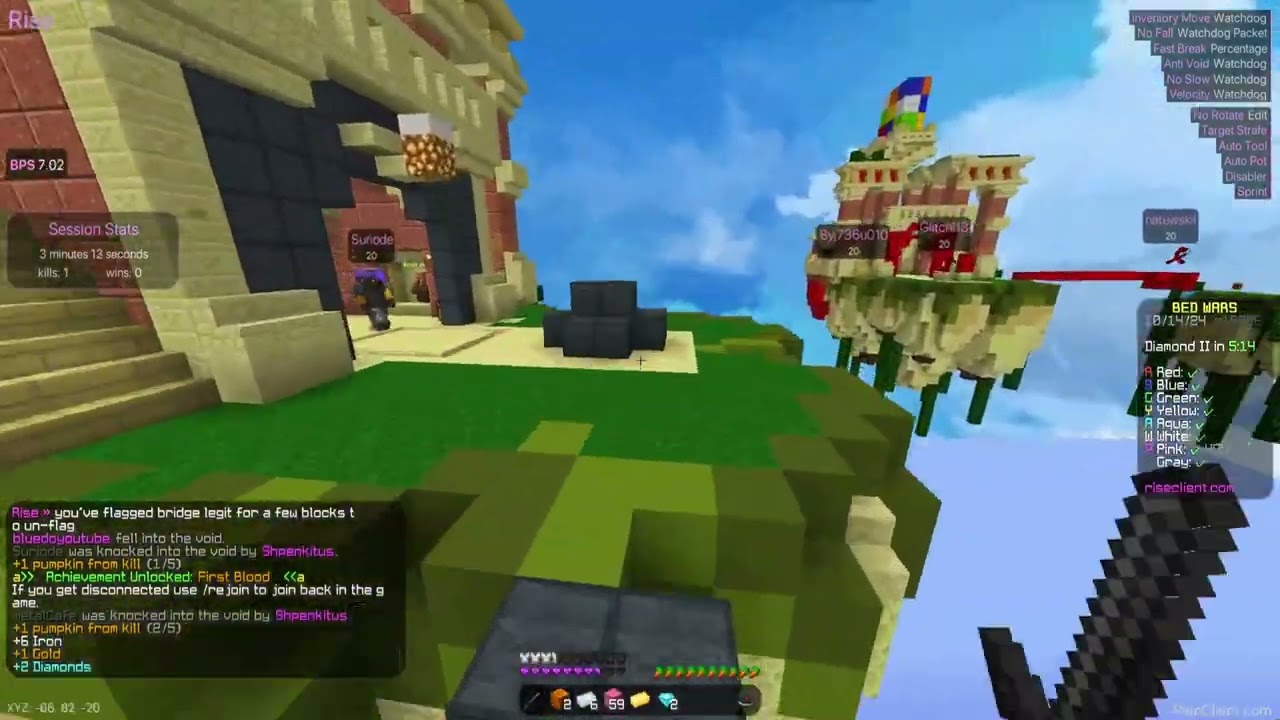 Rise Client Duo VS Hypixel | PolskiConfig