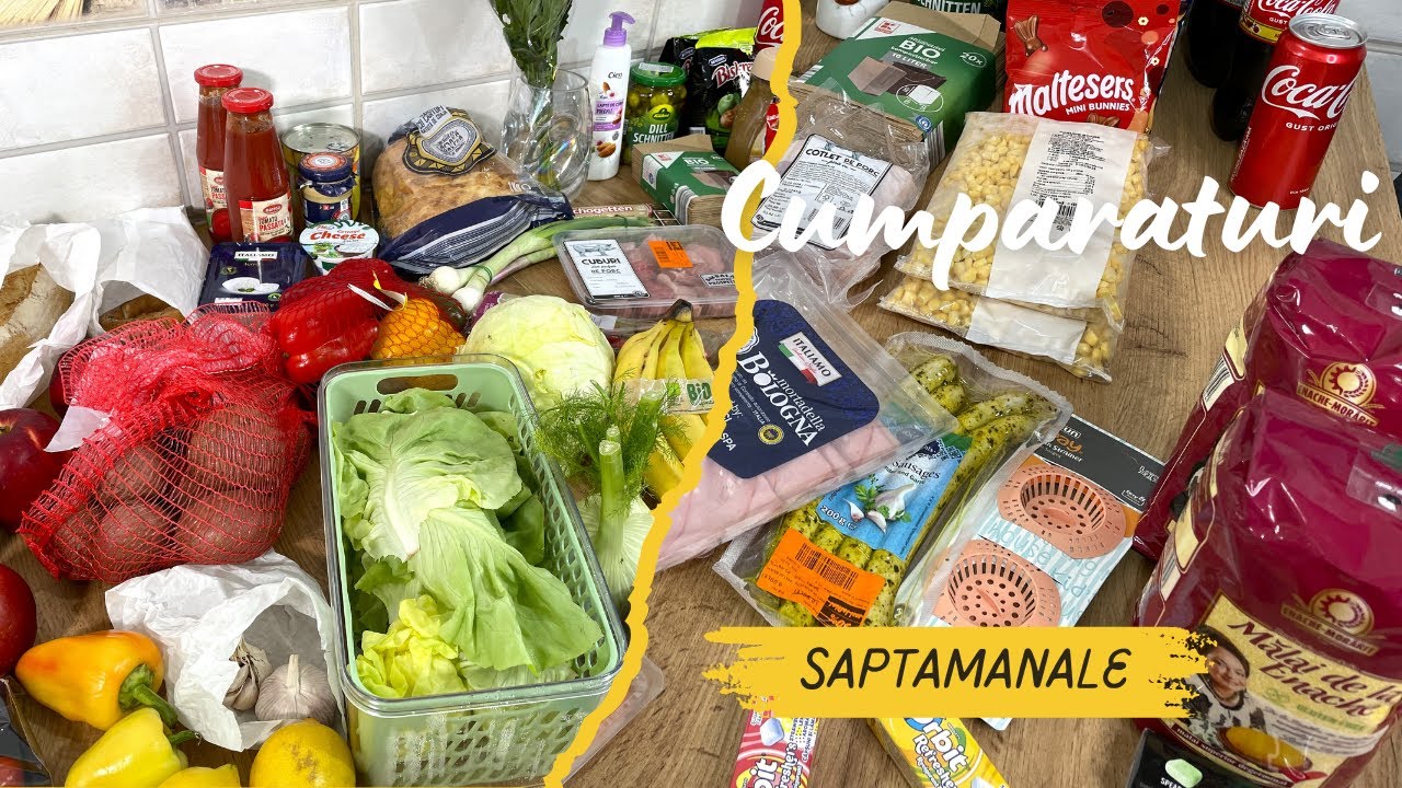 Ce am cumparat cu 400 lei, intr-o saptamana. 🛒🥗🍕🥖 | ALIELA