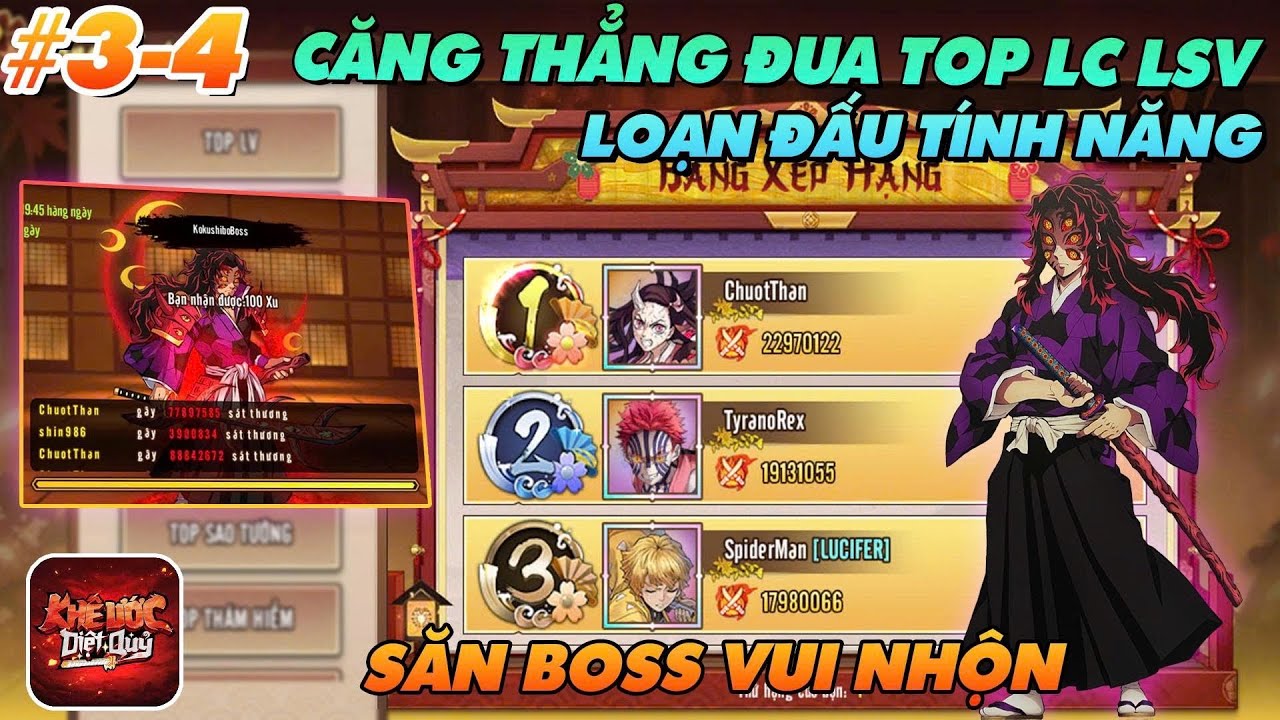 KHẾ ƯỚC DIỆ QUỶ - #3+4: ĐUA TOP LỰC CHIẾN LSV ĐẦY CĂNG THẲNG - LOẠN CHIẾN GẶP TOÀN QUÁI VẬT VIP CAO