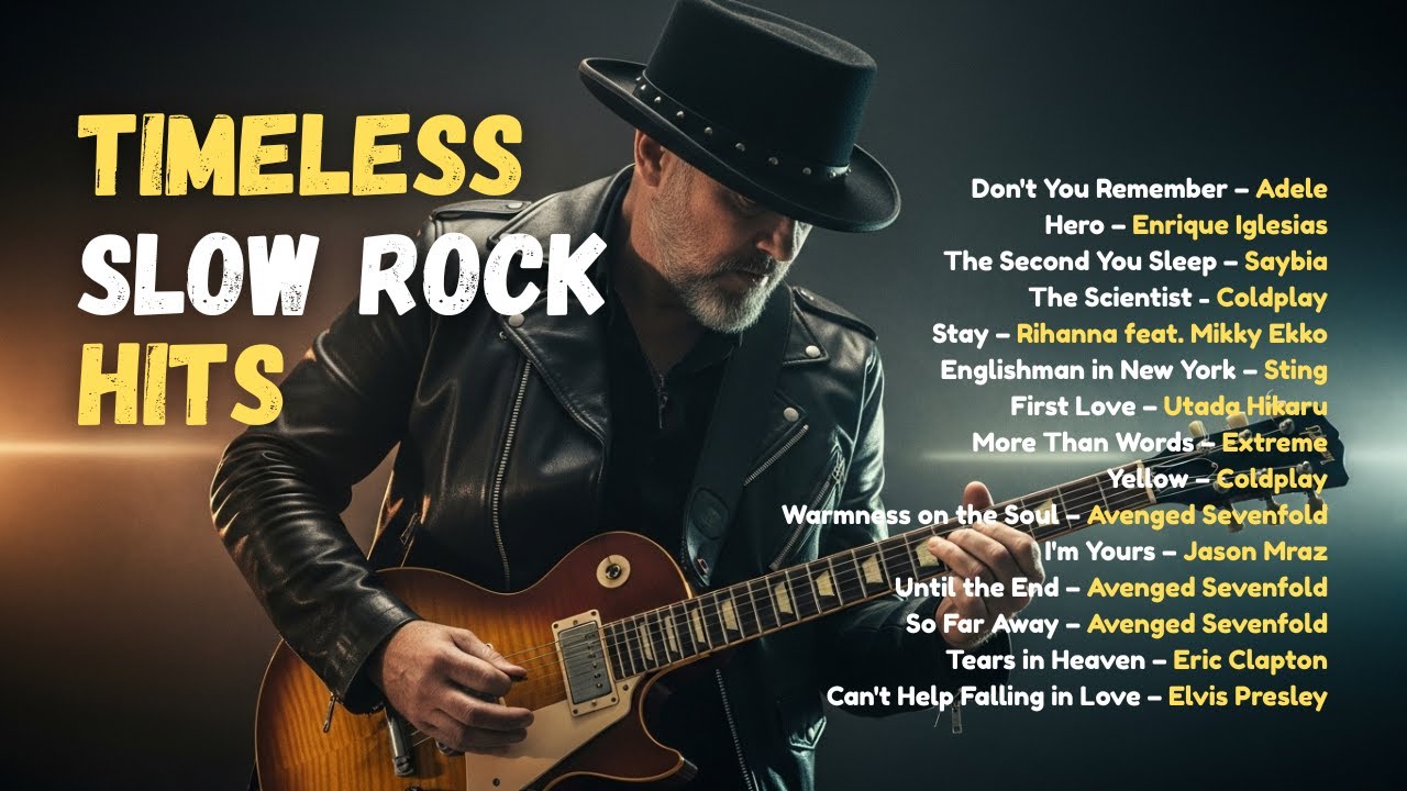 TIMELESS SLOW ROCK 🎸  – CLASSIC 80S & 90S ROCK HITS