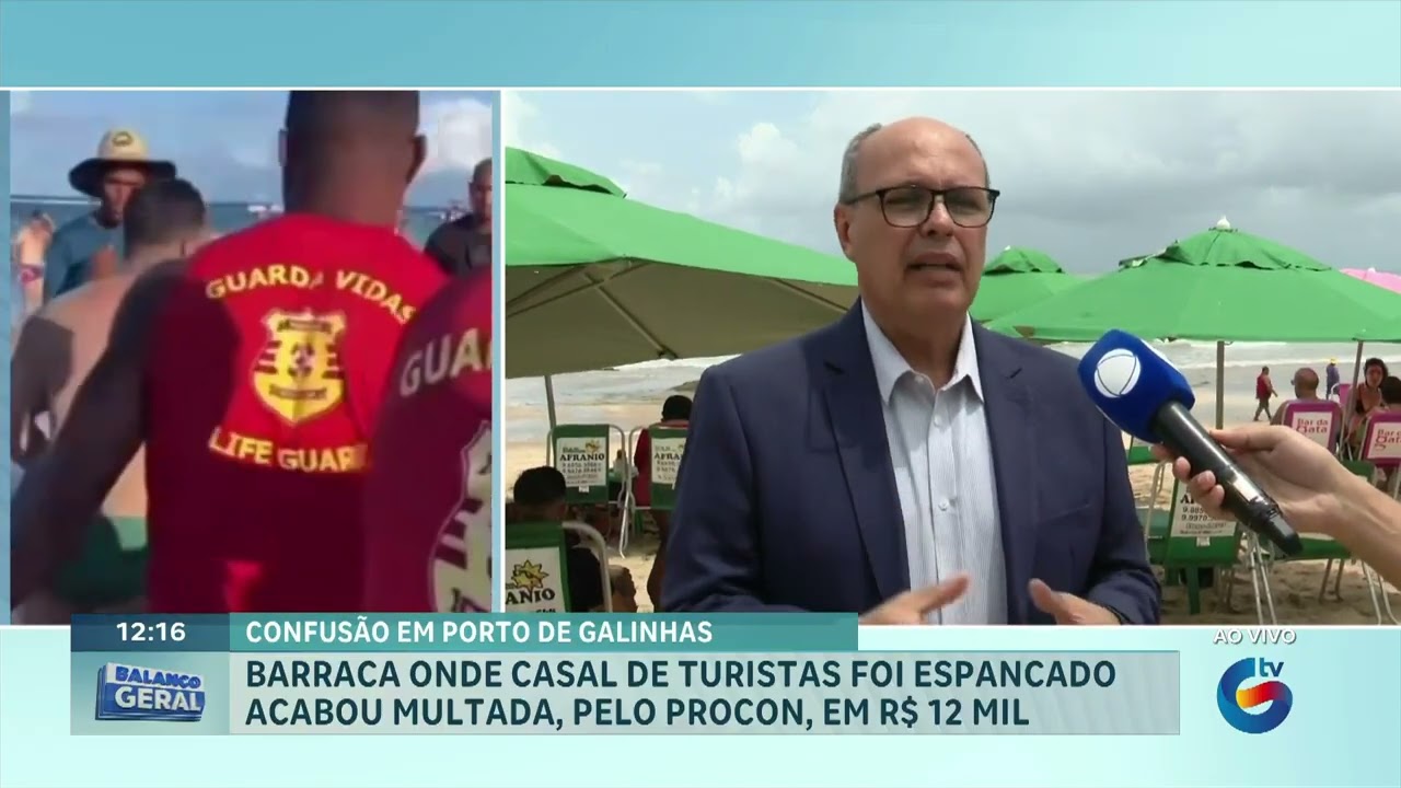 Barraca da Maura em Porto de Galinha é multada em R$ 12 mil após confusão com turistas