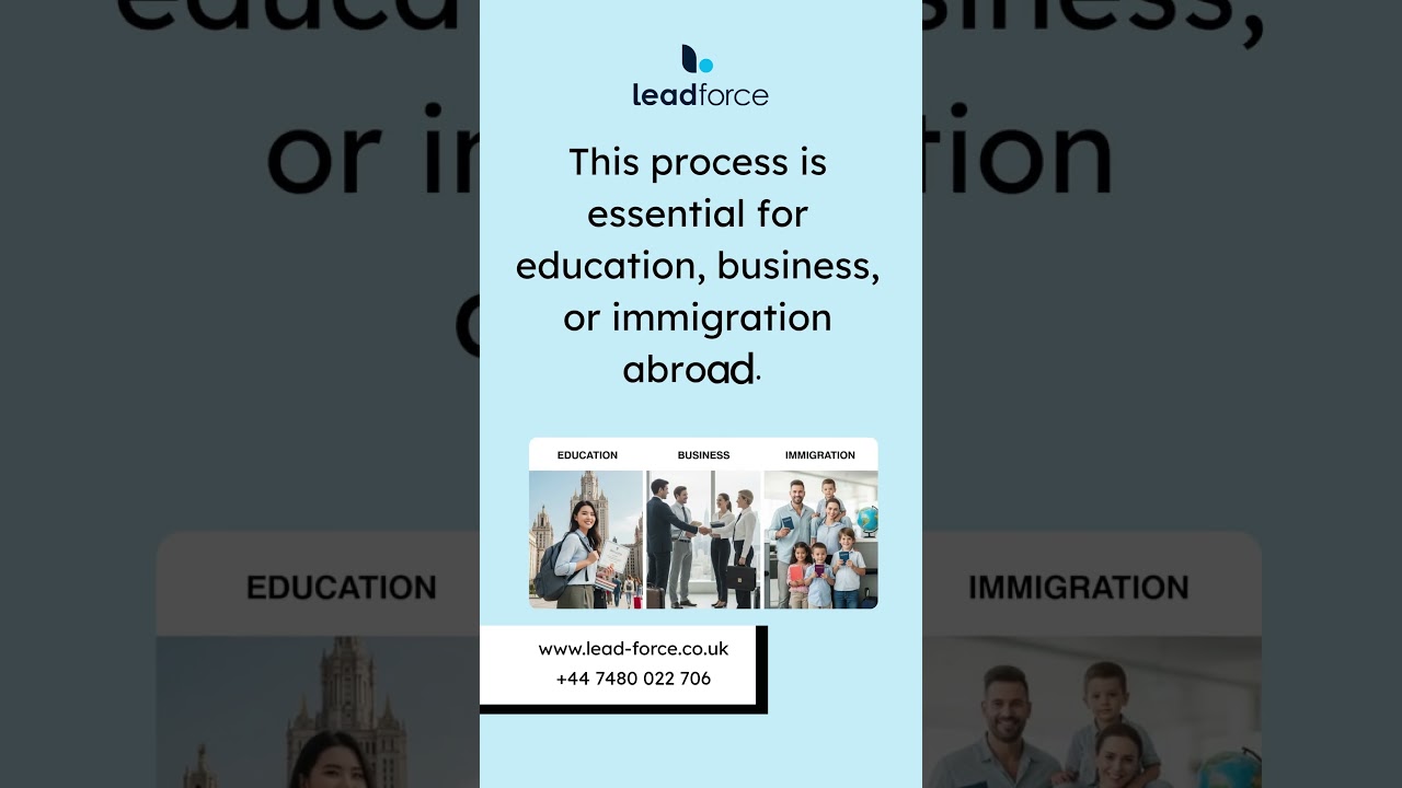 Make Your UK Documents Valid Abroad &mdash; Fast & Legally with Embassy Attestation - At Leadforce .