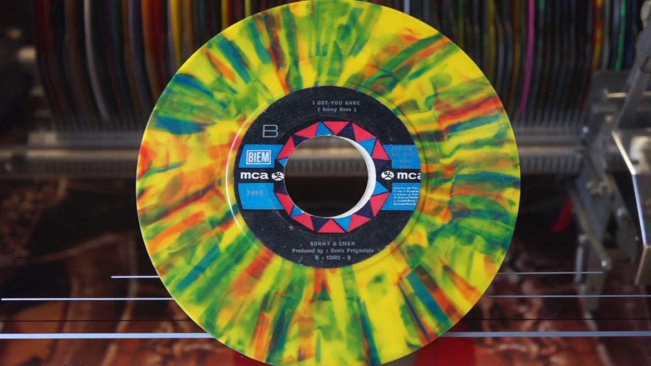 Jonnie's Jukebox Plays: I Got You Babe - Sonny & Cher 1965 Multicoloured 45rpm Record