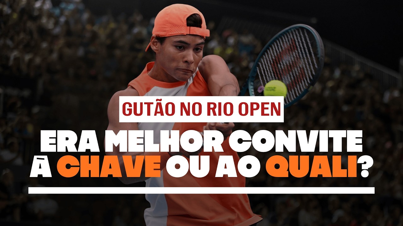 GUTÃO RECEBE CONVITE PARA O QUALI DO RIO OPEN. Já Gael Monfils é dúvida no torneio.