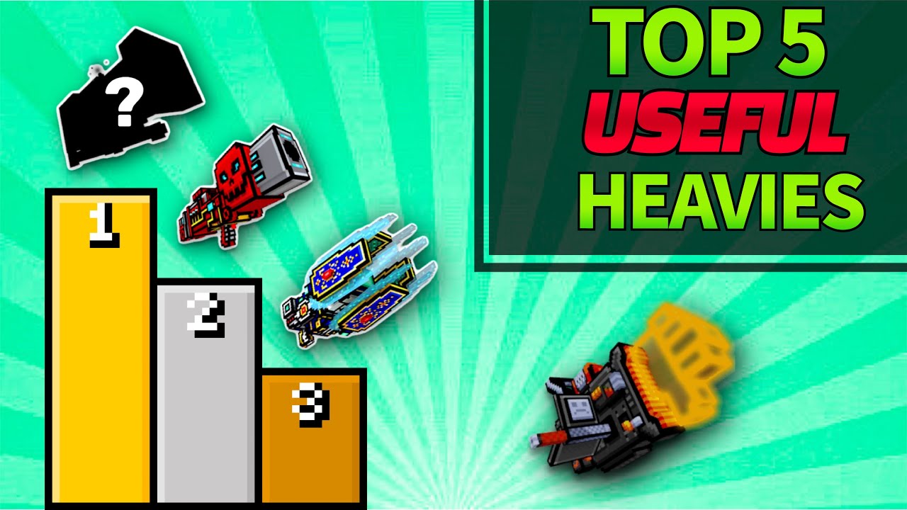 Top 5 Most USEFUL Heavies in Pixel Gun 3D