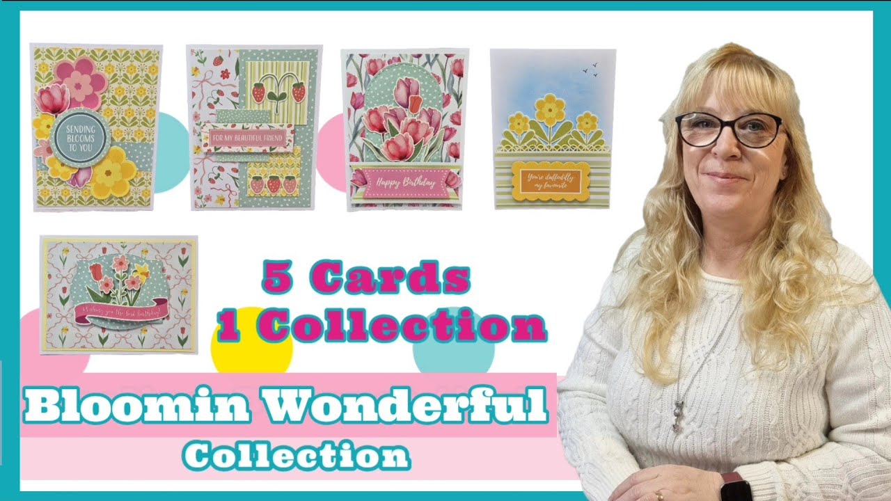 5 Cards 1 Collection | Blooming Wonderful | Made to Surprise - February Collection #cards 