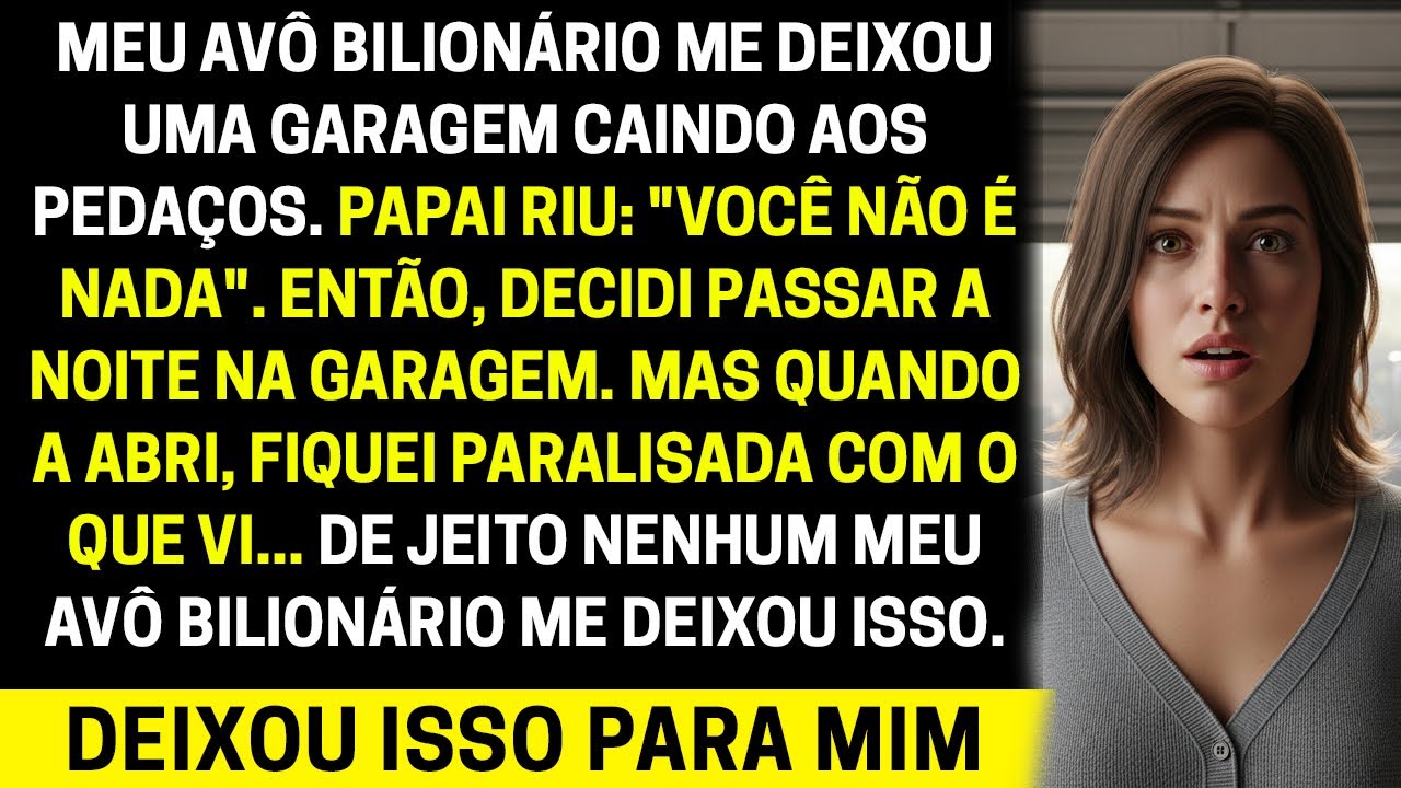 Meu pai riu quando herdei só uma garagem velha… hoje eu compro o banco que hipotecou a casa dele