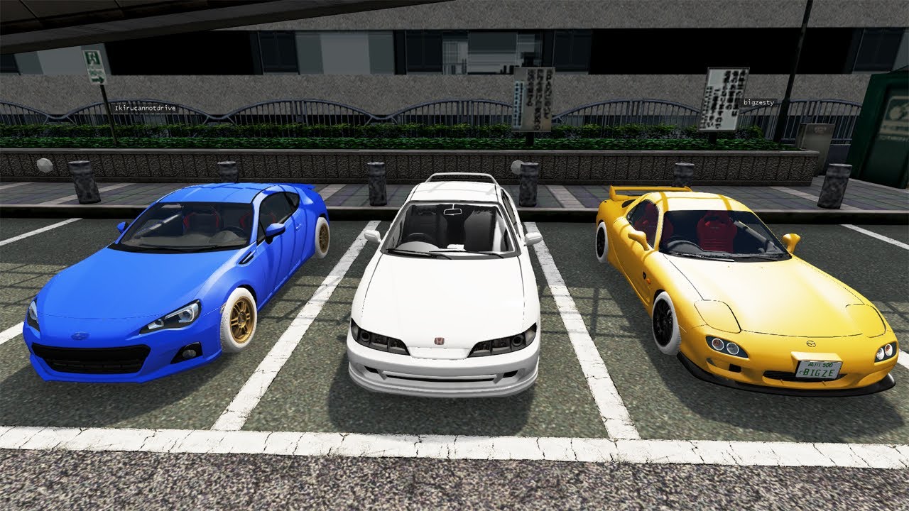 playing BeamNG online for the first time. | Shuto Map, Drag Strip Racing, & Crashing/Wrecks 🙂