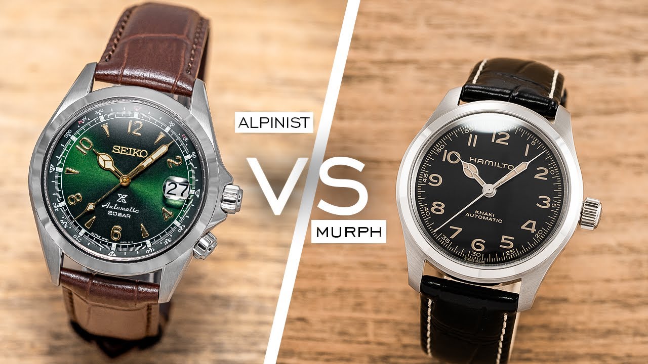 Двое лучших часов до 1000 долларов: Hamilton Khaki Field Murph и Seiko Alpinist SPB121