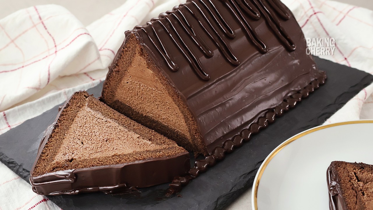 This Triangle Chocolate Mousse Cake is Easier Than it Looks!