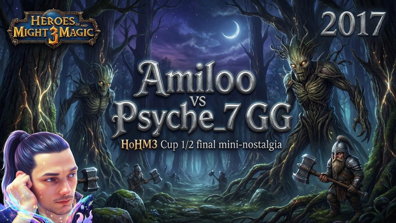 💬 GG HoMM3 Cup 1/2 final vs Psyche_7 BO3 | С чатом | SOD | 2017